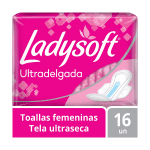 Toalla Femenina Ladysoft Ultradelgada Tela Ultraseca 16 un